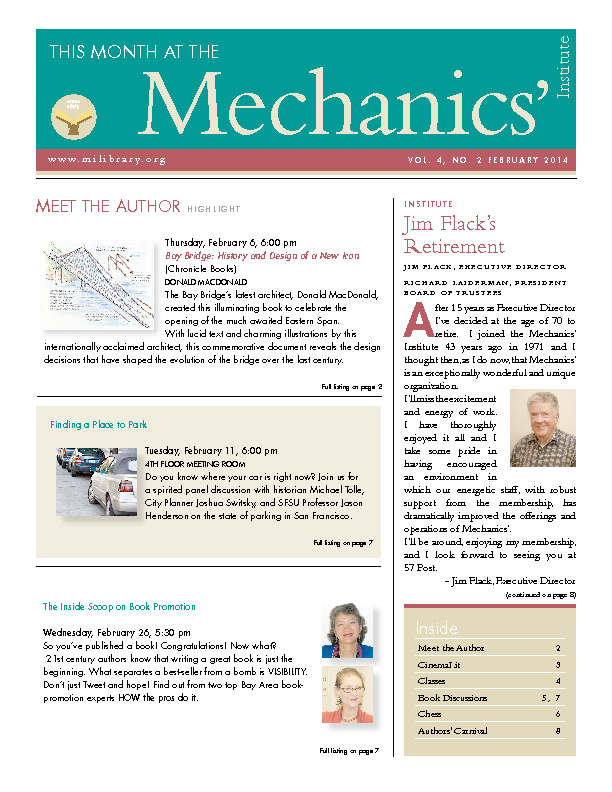 PDF version of theThis Month: February 2014 publication